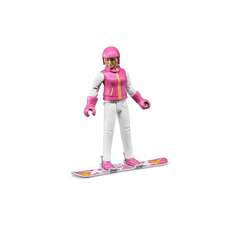 Figurina femeie cu snowboard, Bruder