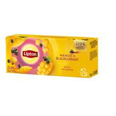 Ceai infuzie de mango si coacaze negre, 20plicuri/cutie, Lipton
