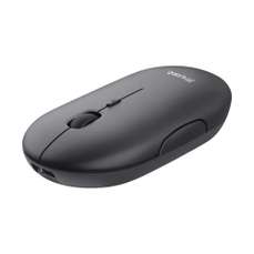 Mouse optic, wireless, 4 butoane si 1 scroll, negru, Puck Rechargeable Trust
