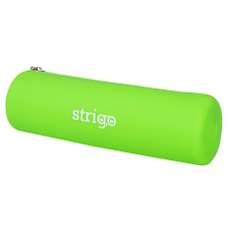 Penar neechipat, silicon, 1 fermoar, etui tubular, verde, Strigo - SSC062