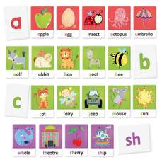 Cartonase Sa invatam alfabetul, Montessori Headu