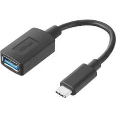 Adaptor USB-C (tata) la USB (mama), negru, 20967 Trust