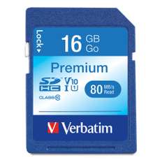 Card de memorie SDHC 16GB, Class 10, Verbatim
