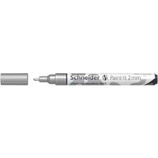 Permanent marker cu vopsea acrilica, argintiu, varf 2,0 mm, Paint-It 061 Schneider - PMK074