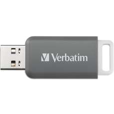 Memorie USB 2.0, 128GB, gri, Databar Verbatim