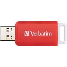 Memorie USB 2.0, 16GB, rosu, Databar Verbatim
