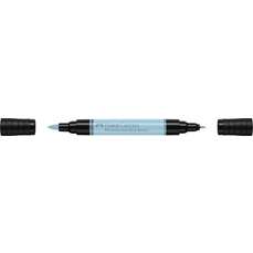 Marker pe baza de apa, bleu gheata 148, 2 varfuri, Pitt Artist Pen Dual Faber Castell-FC162148