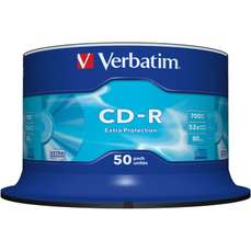 CD-R 80minute, 52x, 50 buc/bulk, Extra Protection Verbatim