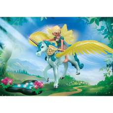 Crystal Fairy cu unicorn, Ayuma Playmobil