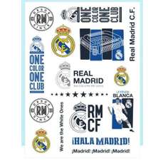 Sticker Tatuaj color, Real Madrid, 21x15cm, 1folie/set, S708017007 Astra