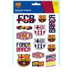 Sticker Tatuaj color, FC Barcelona, 21x15cm, 1folie/set, S708018004 Astra