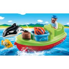 Pescar cu barca, Playmobil 1.2.3