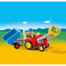 Tractor cu remorca, Playmobil 1.2.3