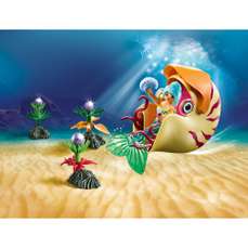Sirena in gondola Melc de mare, Magic Playmobil