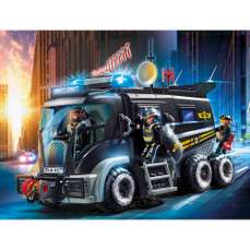 Camionul echipei Swat, City Action Playmobil