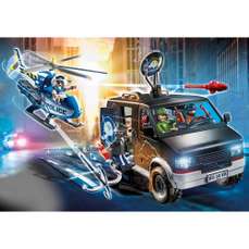 Elicopter de politie in urmarirea dubei, City Action Playmobil
