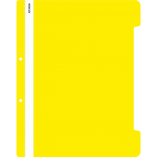 Dosar plastic cu sina si perforatii, galben, 50buc/set, 51001G Ecada