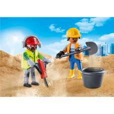 Set 2 figurine, Muncitori in constructii, City Action Playmobil