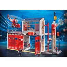 Statie de pompieri, City Action Playmobil