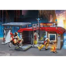 Set mobil, Statie de pompieri si figurine, City Action Playmobil