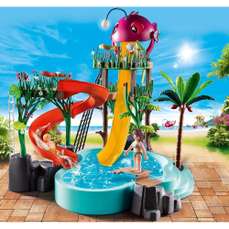 Parc acvatic cu tobogane, Family Fun Playmobil
