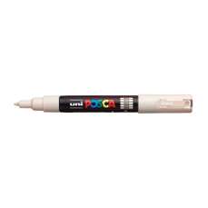 Marker pe baza de apa, bej, varf 0,7mm, PC-1M Uni Posca