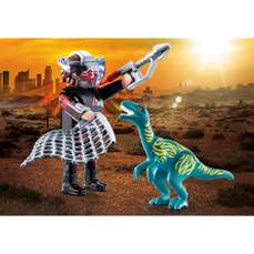 Set 2 figurine, Dinozaur si Cercetator, Dinos Playmobil