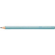 Creion fara guma, B, bleu ocean, Sparkle Jumbo Faber Castell-FC111662