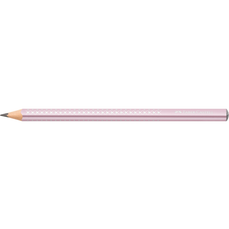 Creion fara guma, B, rose, Sparkle Jumbo Faber Castell-FC111661