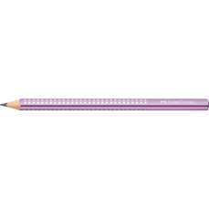 Creion fara guma, B, violet, Sparkle Jumbo Faber Castell-FC111663