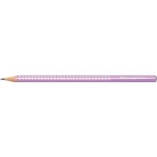 Creion fara guma, B, violet metalizat, Sparkle 2023 Faber Castell-FC118263