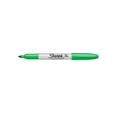 Permanent marker verde, varf 0,9 mm, Sharpie S0810960