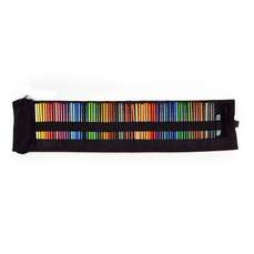 Creioane colorate acuarela, 72culori/set + guma, rollup, Mondeluz Aquarell, Koh-I-Noor K3714-72-4TP