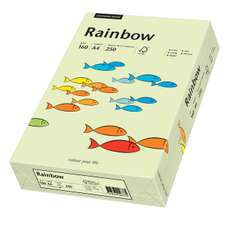 Carton copiator A4, 160g, colorat in masa verde pal, Rainbow 72