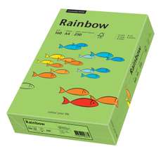 Carton copiator A4, 160g, colorat in masa verde, Rainbow 76