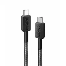 Cablu de date USB-C / USB-C, 0,9m, negru, 322 Anker