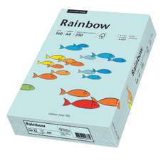 Carton copiator A4, 160g, colorat in masa albastru deschis, Rainbow 82
