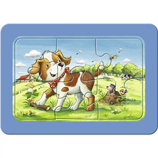 Puzzle, Animalute, 3x6 piese, Ravensburger
