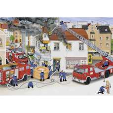 Puzzle, Brigada de Pompieri, 2x24 piese, Ravensburger