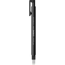Guma retractabila cauciuc sintetic pentru creion, Click Plastic Rectangle Tip Mono Zero Black Tombow