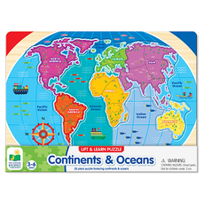 Puzzle, Sa invatam Continentele si Oceanele, The Learning Journey