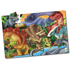 Puzzle mare de podea, Dinozauri, The Learning Journey