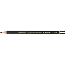 Creion fara guma, HB, Grafit MONO 100 Black Tombow