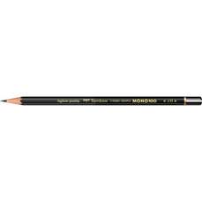 Creion fara guma, 4H, Grafit MONO 100 Black Tombow
