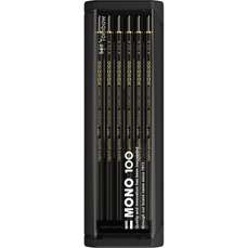 Creioane grafit, 6B, 12 buc/set, MONO 100 Black Tombow-MONO-100-12-6B