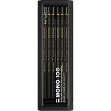 Creioane grafit, 5B, 12 buc/set, MONO 100 Black Tombow-MONO-100-12-5B