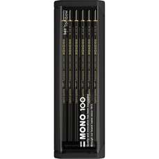 Creioane grafit, 3B, 12 buc/set, MONO 100 Black Tombow-MONO-100-12-3B