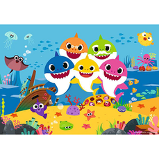 Puzzle, Baby Shark, 2x24 piese, Ravensburger