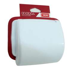 Dispenser din plastic alb pentru hartie igienica, Romtatay Iberia