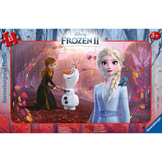 Puzzle tip rama, Frozen, 15 piese, Ravensburger